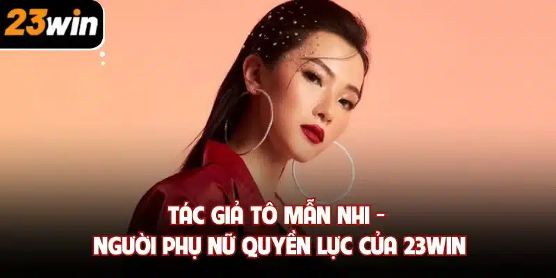 Tác giả Tô Mẫn Nhi